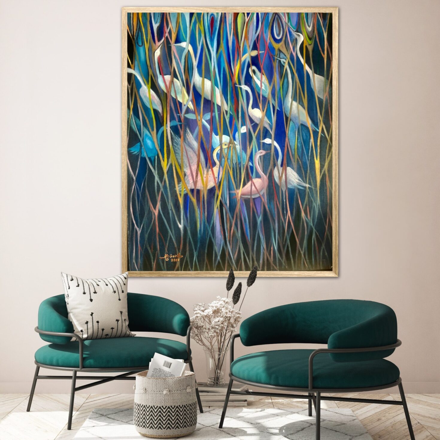 Flamingo Painting
