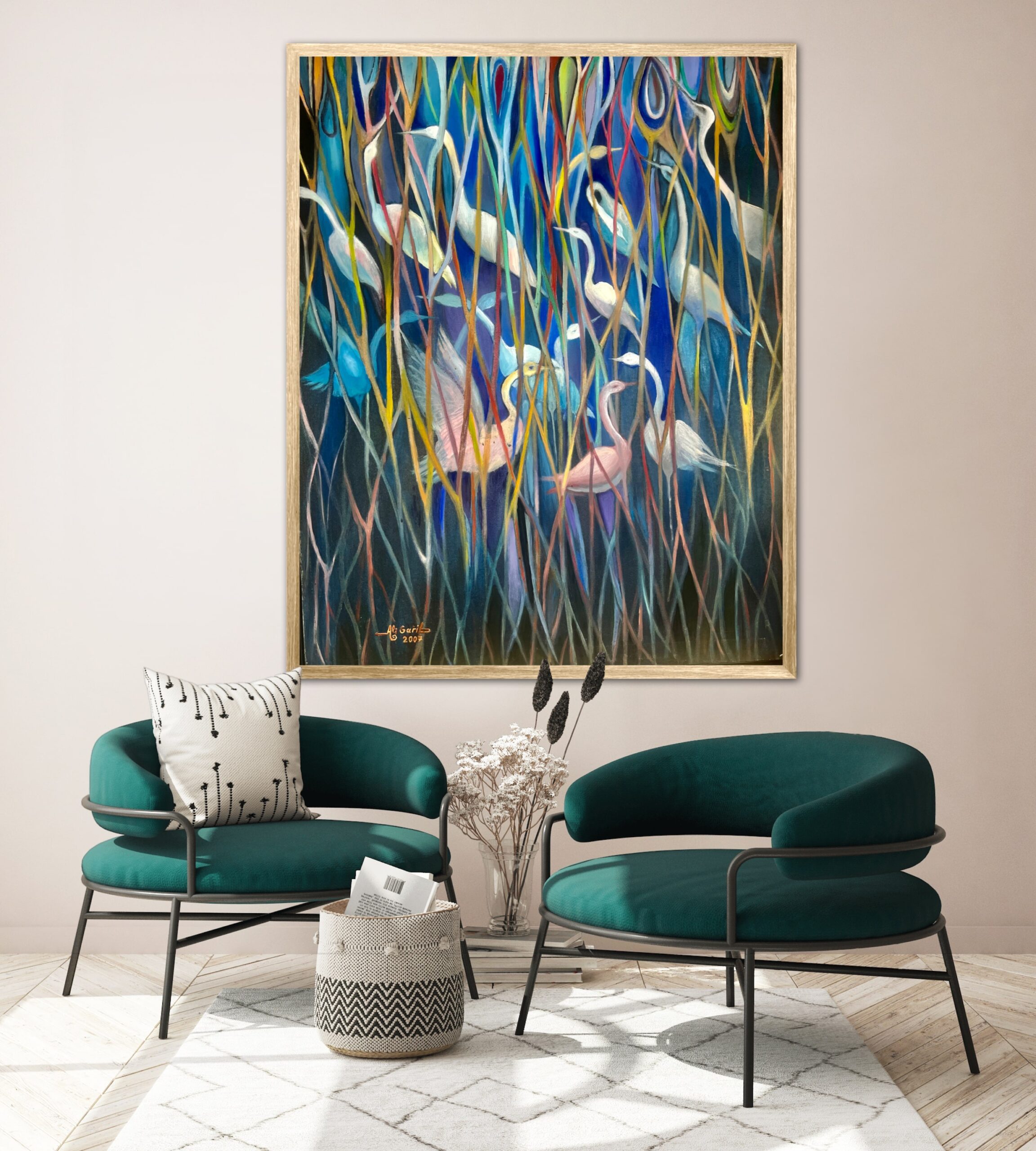 Flamingo Painting